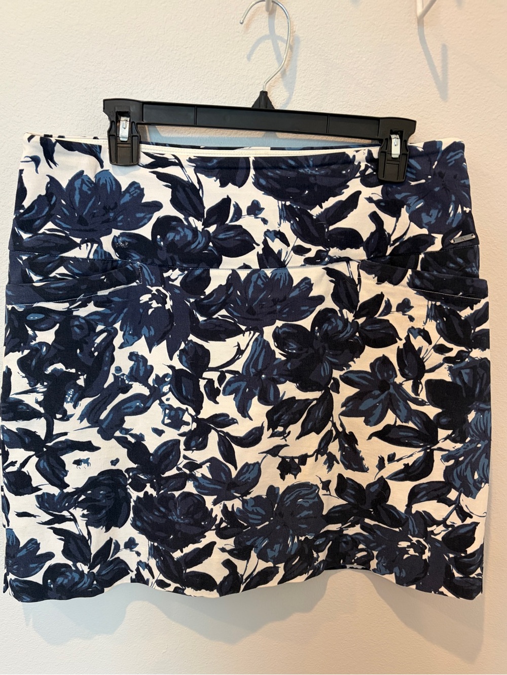 Floral Navy and White Skort - Women's Floral Active Skort